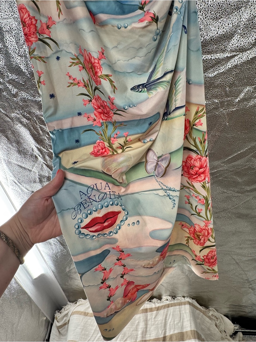 Gwen Nacar Dress in Multicolor
Agua Bendita S NWT - Picture 9 of 10